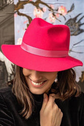 Fedora-Hut aus Wolle